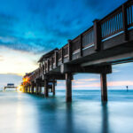 pier on a beach